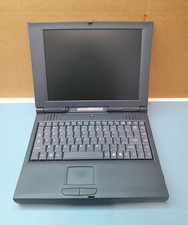 Vintage CLEVO Laptop Notebook Model 98, No Hard Drive BAD graphics card POWER ON