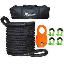 1x30 Snatch Rope Recovery Tow Strap Kit W4 D Ring Shackles 1snatch Block 1x30 Snatch Rope Recovery Tow Strap Kit W4 D Ring Shackles 1snatch Block