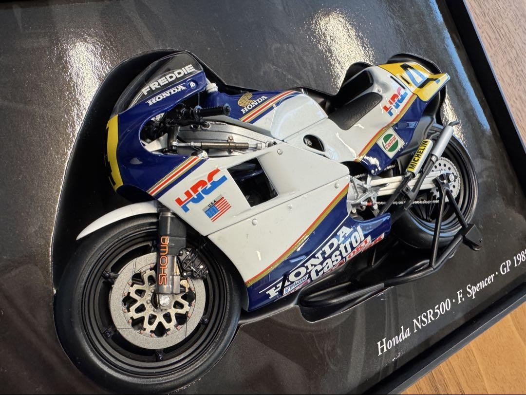 ミニチャンプス1/12 HONDA NSR500・F.スペンサー・GP1985 Minichamps 1/12 Honda Nsr500 F. Spencer Gp 1985 Diecast Motorcycle