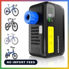 2026 New Electric Bike Pump with Gauge 120PSI Bicycle Pump