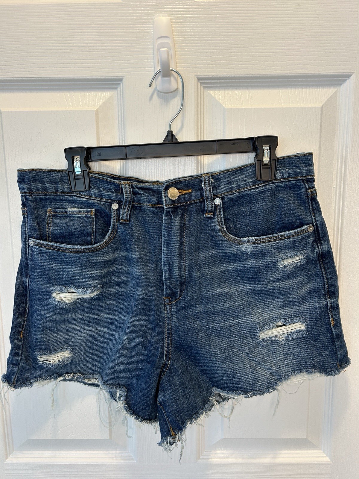 BLANKNYC Women's The Barrow Vintage High Rise Cut Off Denim Shorts Size 30