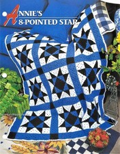 Annie's 8  Pointed Star Annie's Attic Crochet Afghan Pattern Page
