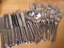 48 knives and fork set 24 each + 2 spoons