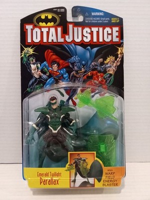 PARALLAX EMERALD TWILIGHT TOTAL JUSTICE ACTION FIGURE DC COMICS KENNER 1997 NEW