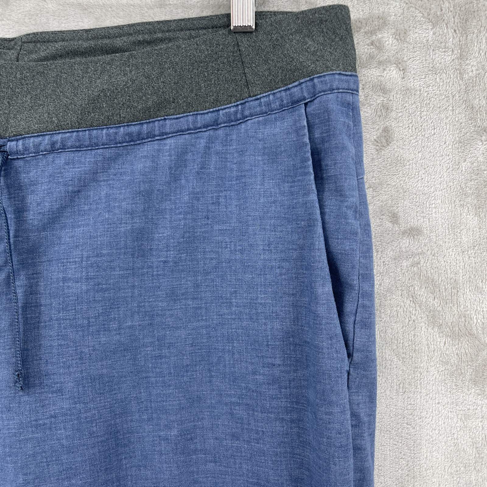 Patagonia Women's XXL Hampi Rock Pants Hemp Blend Dolomite Blue Climbing Outdoor image 3