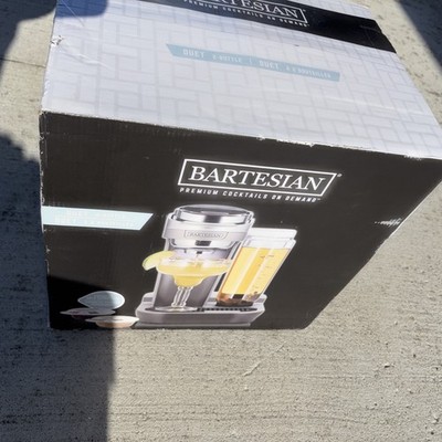 Bartesian Cocktail Machine Duet Premium 2-Bottle Home Bar  #55310 - NEW SEALED