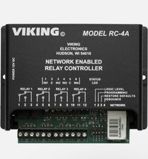 Viking Electronics RC-4A Network Enabled 4 Relay Controller 