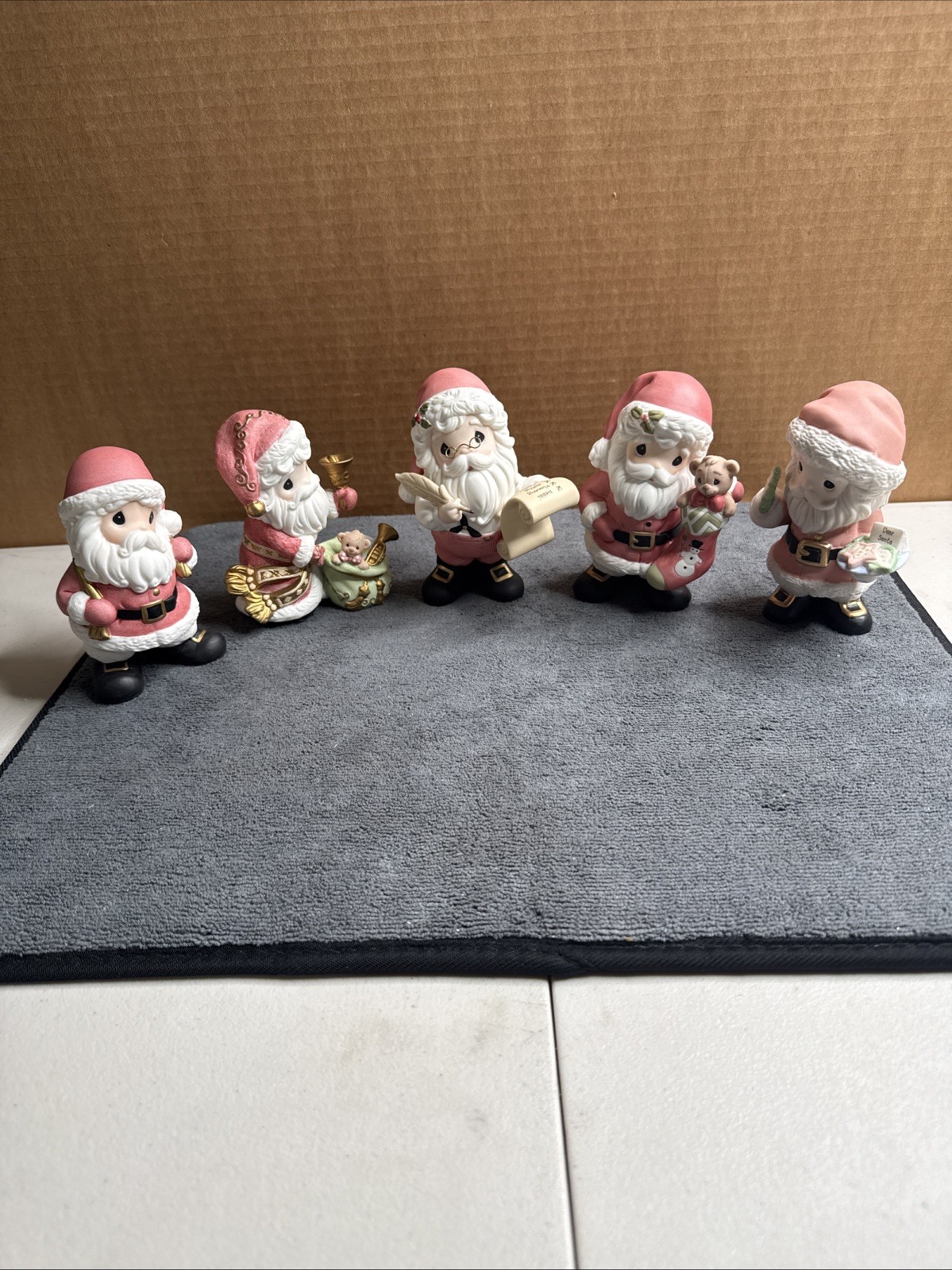Precious Moments MAY YOUR CHRISTMAS RING WITH JOY & 4 Others-Lot Of 5.