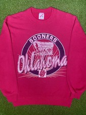 90s Oklahoma Sooners - Vintage College Crewneck Sweatshirt Medium