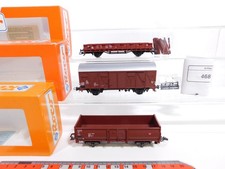 3x Roco H0/Dc Freight Car DB Nem Kkk : 46010+46031+46830, VG Box #CS359-0, 5