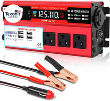 1000W Power Inverter 12V DC Volt to 110V AC Car Inverter with LCD Screen Display