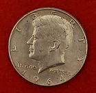 1964 (P) Kennedy Half Dollar 90% Silver - 50 Cent .358 Ounce Silver