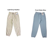 Member's Mark Women's Fleece Drawstring Waist Ribbed Side Panel Jogger