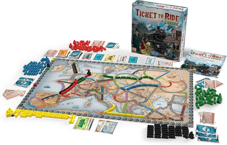 Ticket to Ride: Europe Board Game For 2-5 Players Ages 8+ - Image 4 of 4