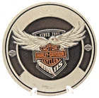 Harley-Davidson 115 Years Winged Bar Shield Motorcycle Challenge Coin 1.75"