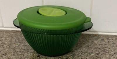 Tupperware 4720A-1 Vent N Serve 400ML Microwave Bowl Green