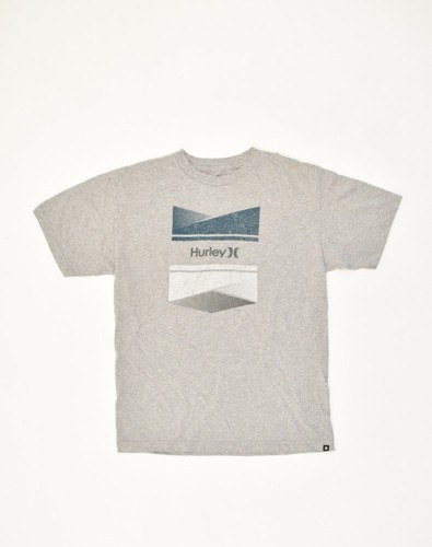 HURLEY Mens Graphic T-Shirt Top Medium Grey BO03
