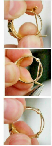ring sizer lock guard create custom 2 pc fit 1 yellow 1 white gold repair L New - Picture 6 of 7