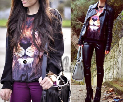 AU SELLER 3D Printed Galaxy Sweatshirt Hoodies Pullover Jumper Blouse Tee T140