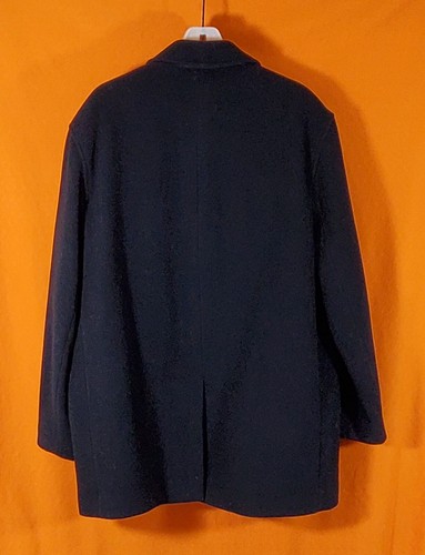 Men's G-III Wool Blend Coat - Black - Lined - Large – ECU - Picture 3 of 5