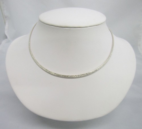 Pure Solid 925 Sterling Silver Choker 