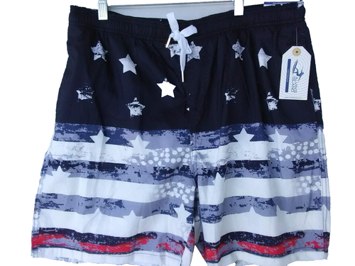 Swim Trunk Board Shorts Men's XL Mesh Summer Beach Drawstring New