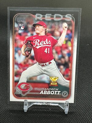 2024 Topps Andrew Abbott ROOKIE #214 - Cincinnati Reds