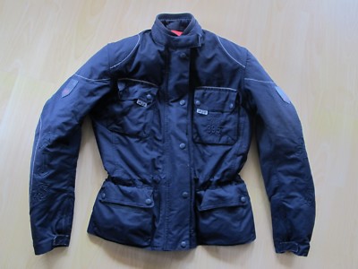 Neuwertige Textil-Motorradjacke von AJS für Damen mit Größe 38