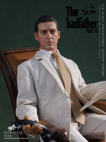 1/6 FISH BONETOYS FB-Z008 Michael Corleone 2do Padrino Modelo 12" Estatua Modelo - Imagen 6 de 8