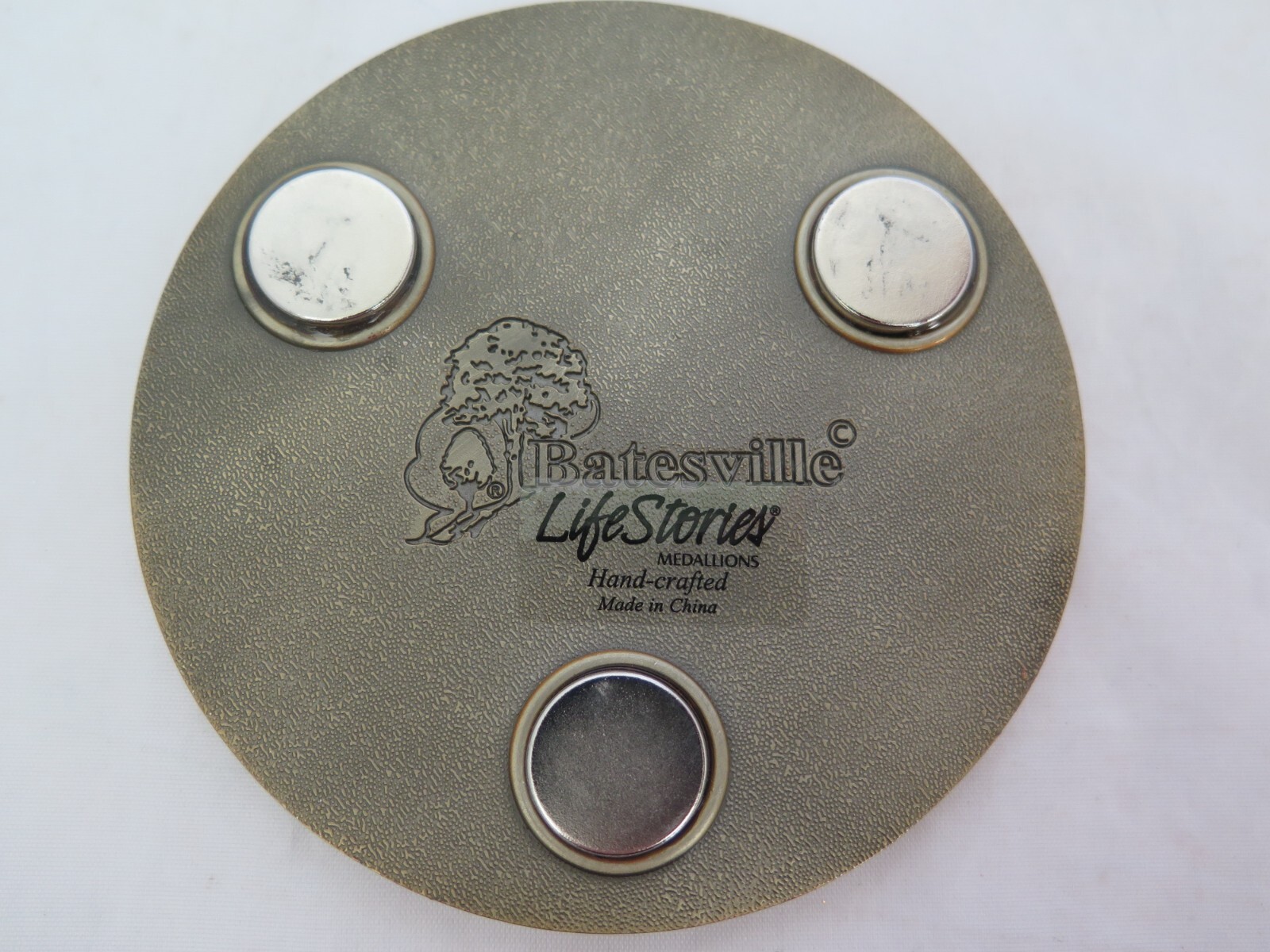 Batesville LifeStories Medallions Bronze Casket Magnet - Beloved Husband - b10