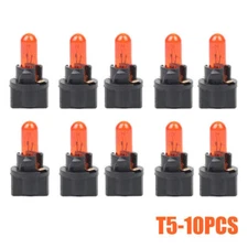 10pcs T5 SMD LED Car Interior Dashboard Gauge Instrument Light Bulbs Universal