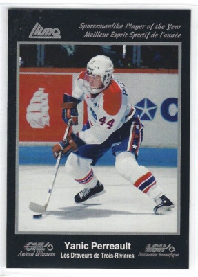 1991-92 7th Inning Sketch CHL Award Winners #22 Yanic Perreault