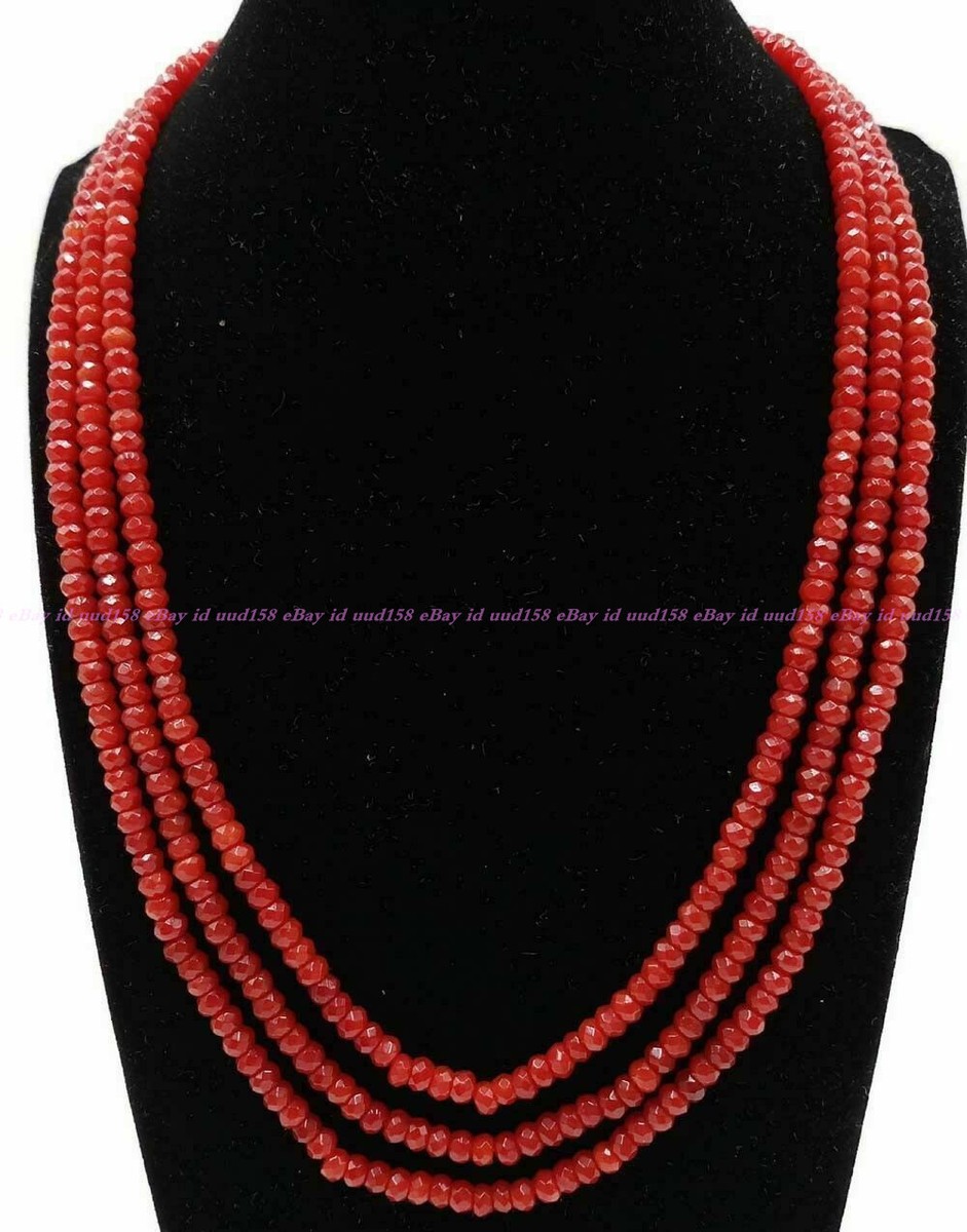 Collana Di Qualità AAA Acquamarina Naturale Rondelle - Foto 3