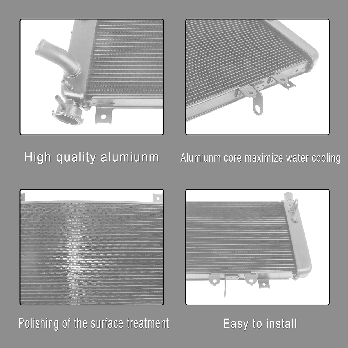 ④ Engine Radiator Cooling Fits For Kawasaki Ninja ZX-4R ZX-4RR