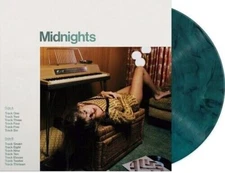 Taylor Swift Midnights Jade Green Marbled Vinyl LP + Photos Sealed