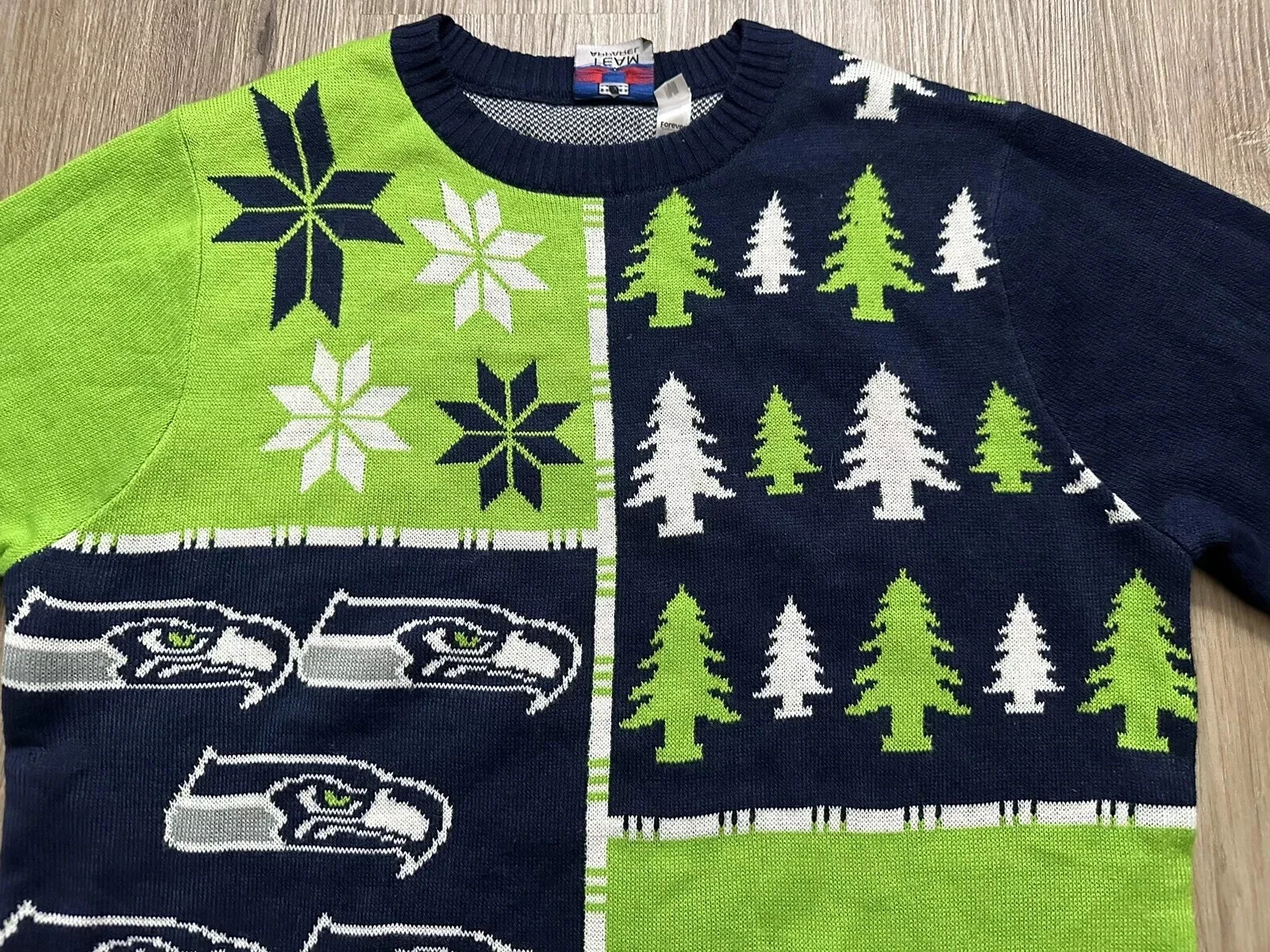 Seattle Seahawks Ugly Sweater Small with Tags