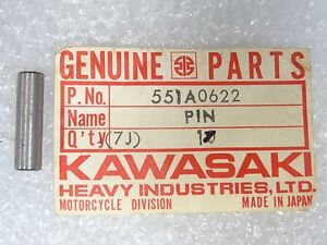 NOS KAWASAKI AR50 CRANKSHAFT DOWEL PIN 2X12 QTY 2 PART# 551A0212