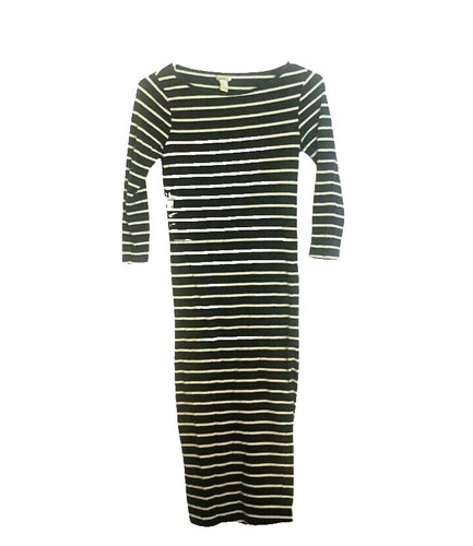 strapless open back dress Ribbed Knit Square-Neck Maxi Dress main image 0