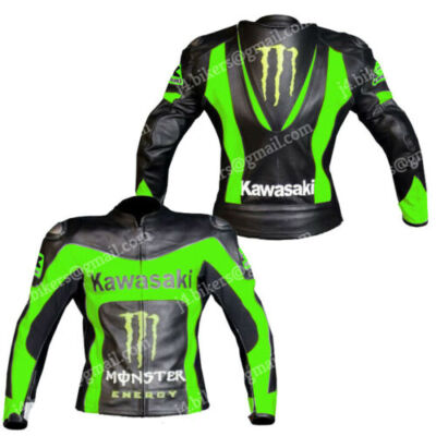 Racing biker leather jacket men's leather biker jacket MOTOGP motorcycle leather jackets 52