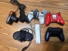 6 Gaming Controller Lot Untested Lot Atari Sega Dreamcast PlayStation Wii Xbox