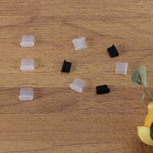 10 Pairs Laptop Port Cover Anti Plug Port Plugs Micro Usb Rubber Plug Male Cover - 第 1/11 張圖片