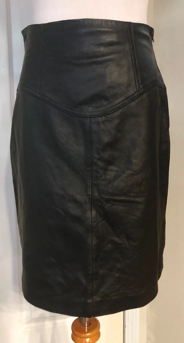 High waisted shop corset skirt leather