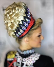 ELSA IRISH DANCING BUN WIG - AVAILABLE IN MULTIPLE COLOURS AND IN XL