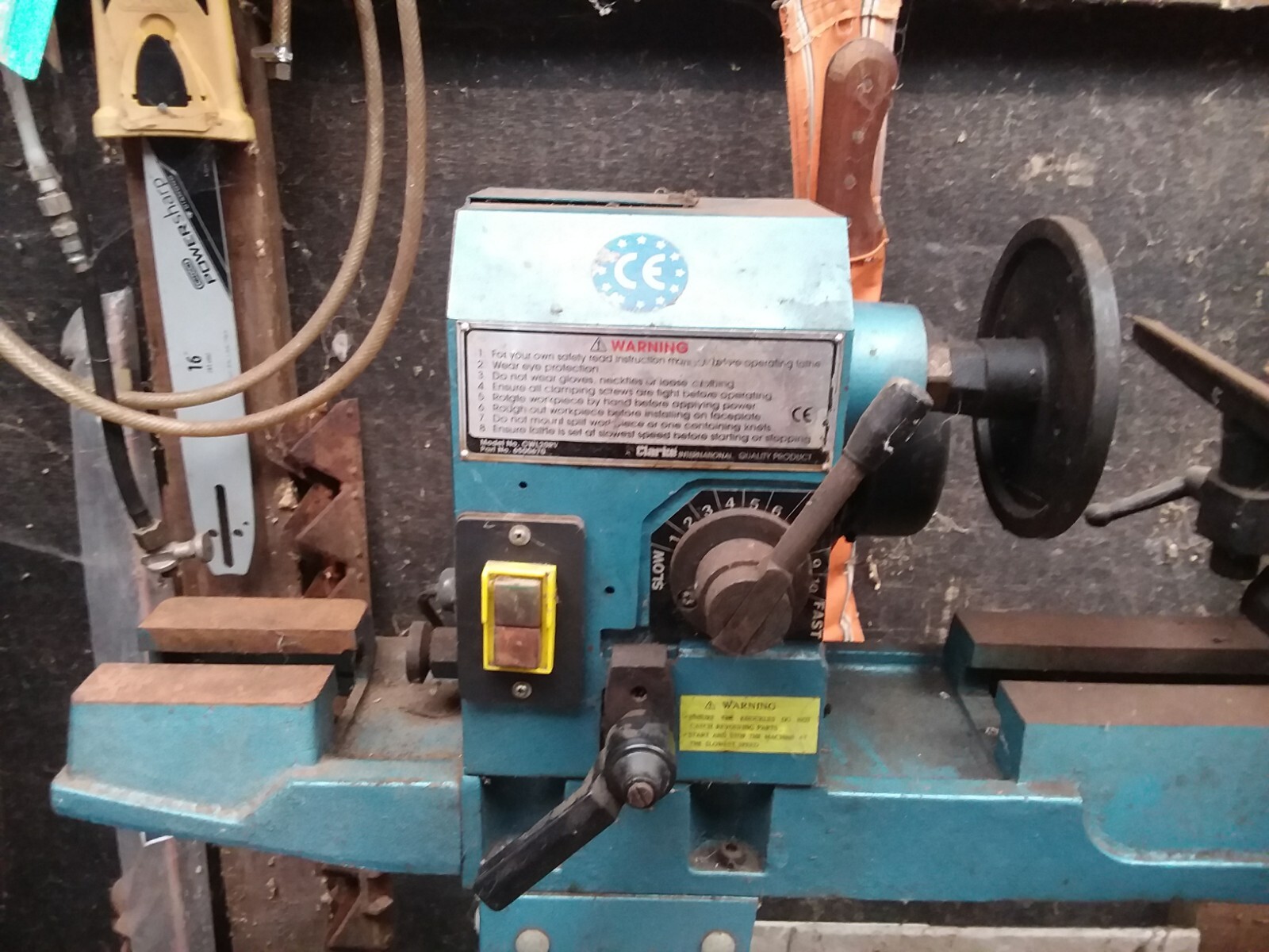 Clarke's Woodworker Wood Lathe eBay