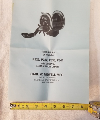 Bobine Graphite Pour Moulinet Newell 338 – Pièce D'origine (occasion)