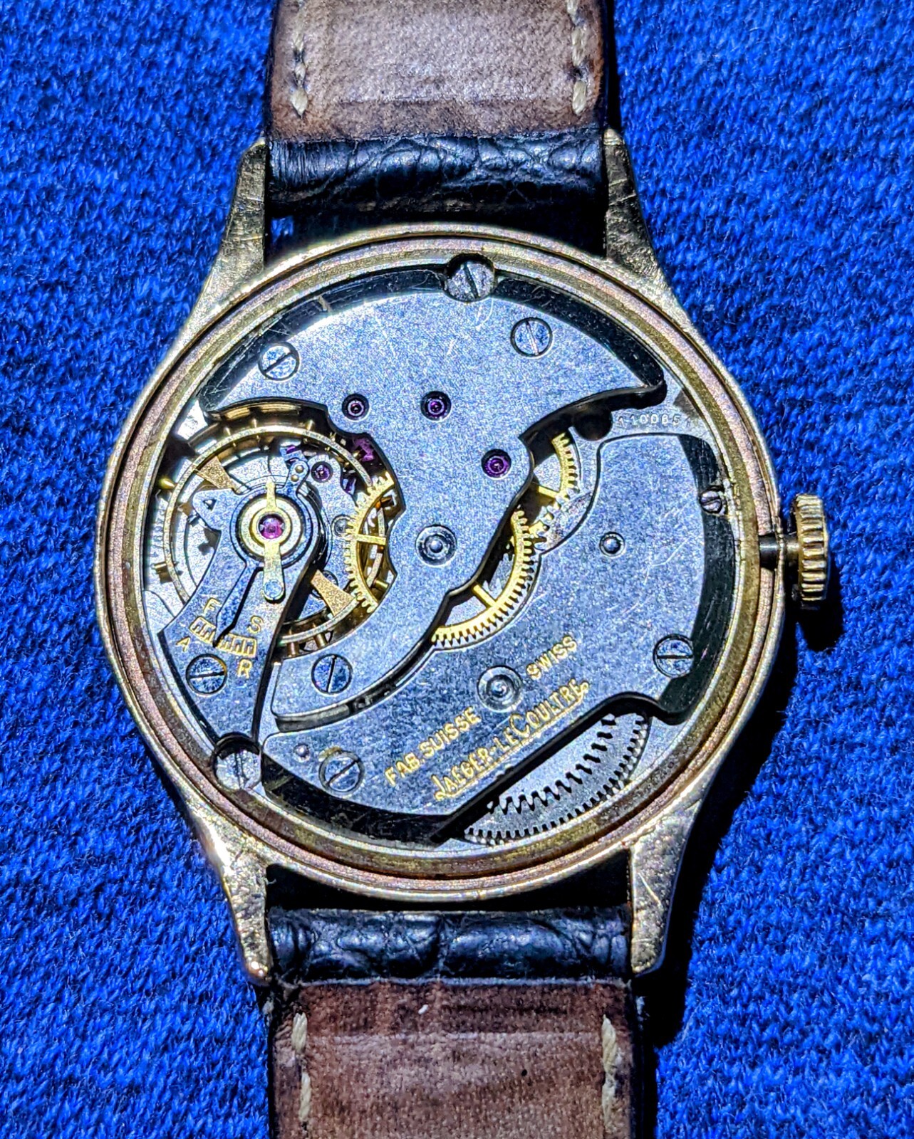 Vintage Jaeger LeCoultre Men's 9ct Gold Watch. eBay