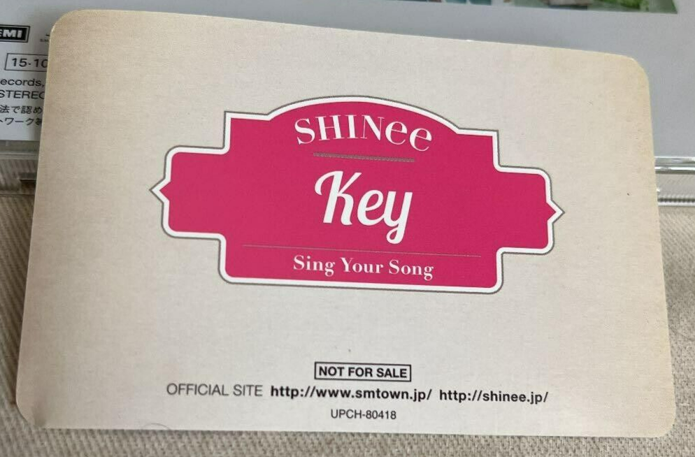 SHINee★未開封CD6枚　Sing your Song 　初回盤トレカ　FC SHINee☆未開封CD6枚 Sing your Song 初回盤トレカ FC - メルカリ