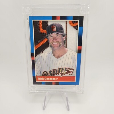 1988 Donruss #434b Rich Gossage JERSEY FUSION Profusion Limited Edition 22/25