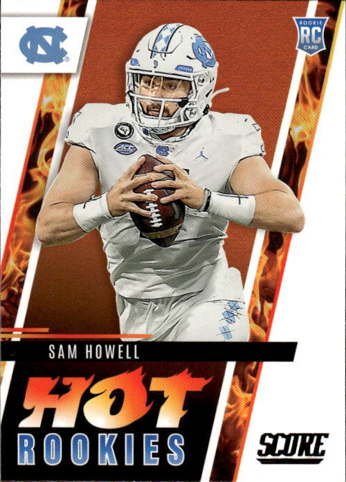 2022 Score Sam Howell #HR4 Hot Rookies North Carolina Tar Heels 6B