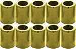 Brass Ferrule for Air and Water Hose 7329 3/8" ID/.690 ID/1.000 L/.500 P 10-Pack